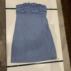 Blue and White Gingham Lily Pultizer Dress